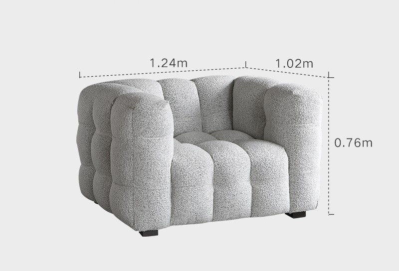 Markus berber Fleece Sofa - Arctic Lounge