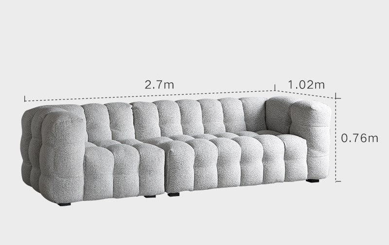 Markus berber Fleece Sofa - Arctic Lounge