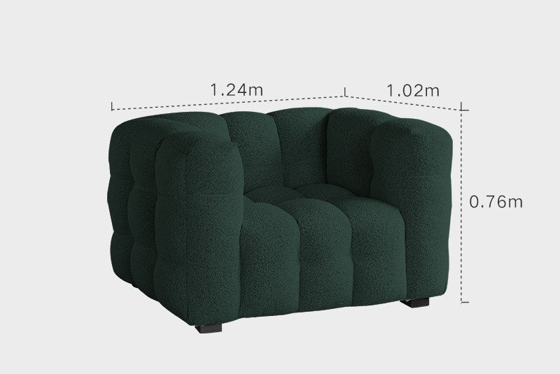 Markus berber Fleece Sofa - Arctic Lounge