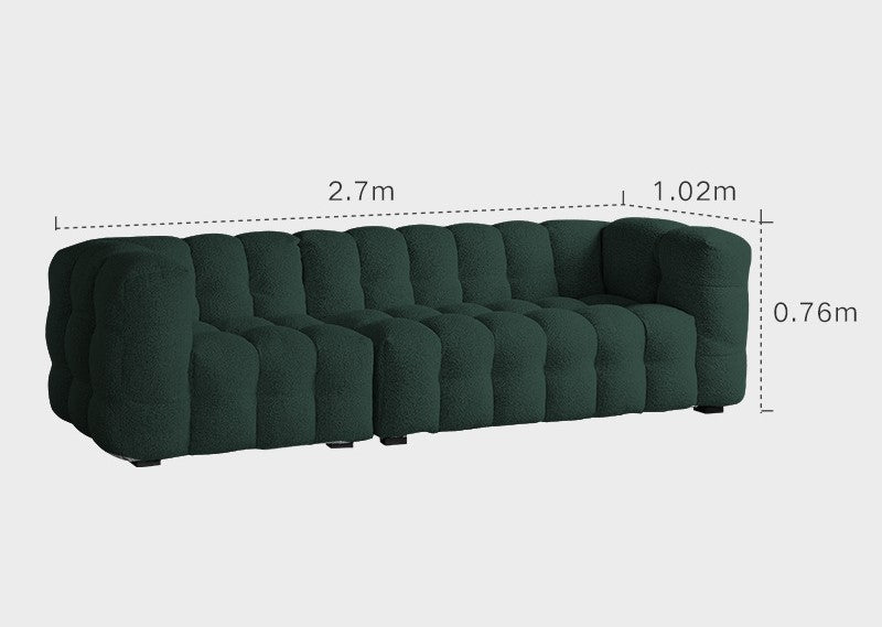 Markus berber Fleece Sofa - Arctic Lounge