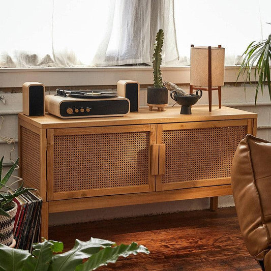 Dagmar Rattan Cabinet - Arctic Lounge