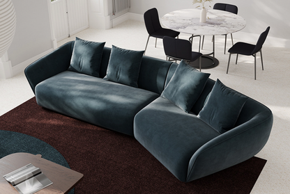 Asger Curved Design Sofa - Arctic Lounge