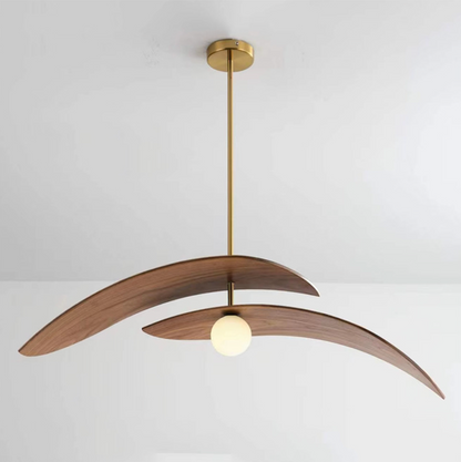 Kolbrún Wooden Pendant Lamp - Arctic Lounge