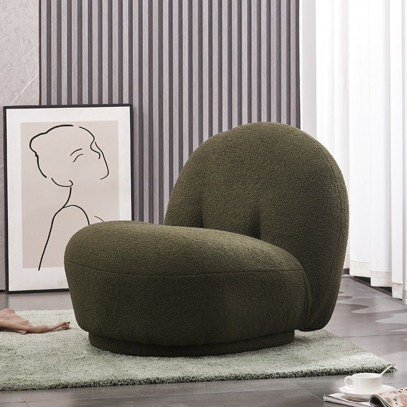 Alva Berber Fleece Chair - Arctic Lounge