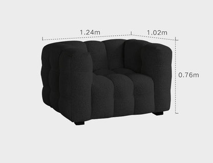 Markus berber Fleece Sofa - Arctic Lounge