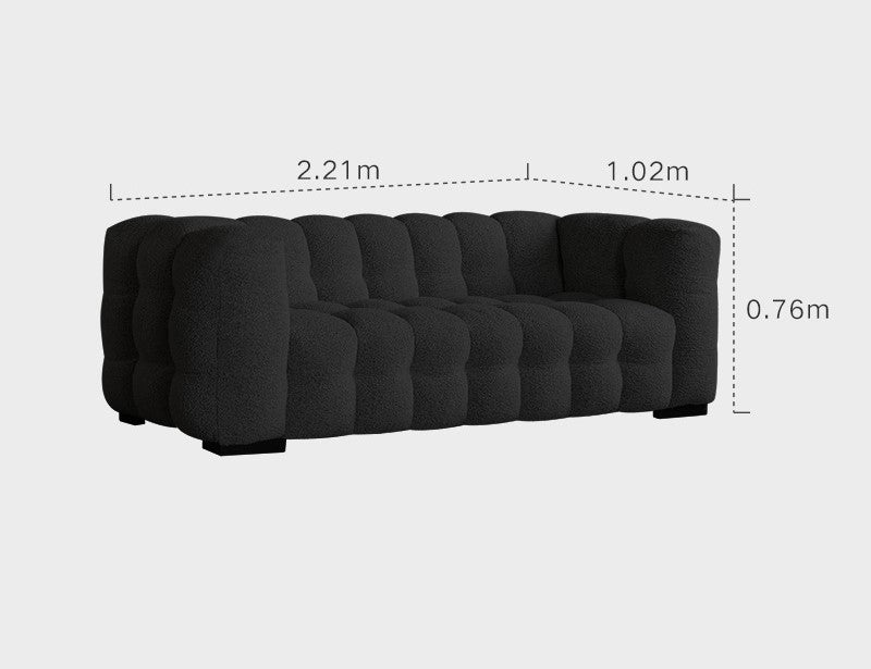 Markus berber Fleece Sofa - Arctic Lounge