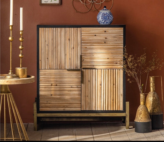 Osmond Wooden Cabinet - Arctic Lounge