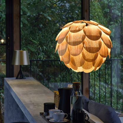 Siriana Wooden Pendant Lamp - Arctic Lounge