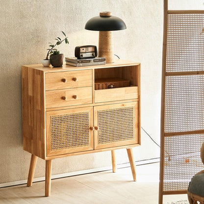 Ashild Wooden Cabinet - Arctic Lounge