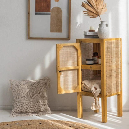 Hlín Rattan Wardrobe - Arctic Lounge