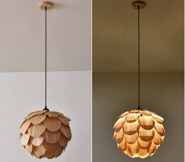 Siriana Wooden Pendant Lamp - Arctic Lounge