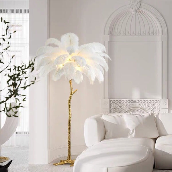 Leia Feather Lamp - Arctic Lounge