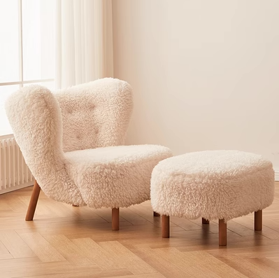 Ingrid Fluffy Chair - Arctic Lounge