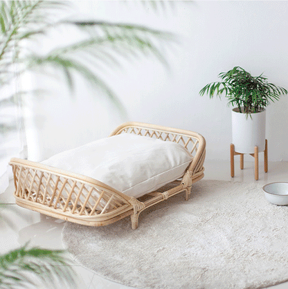 Elín Pets Rattan Bed - Arctic Lounge