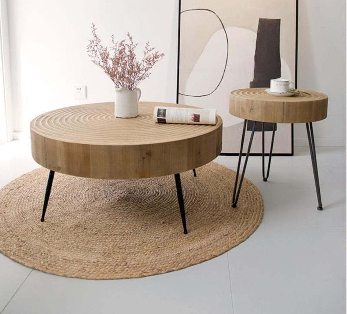 Amalie Wooden Coffee Table - Arctic Lounge