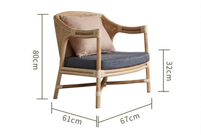 Håkon Rattan Chair - Arctic Lounge