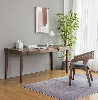 Halldóra Walnut Work Desk - Arctic Lounge