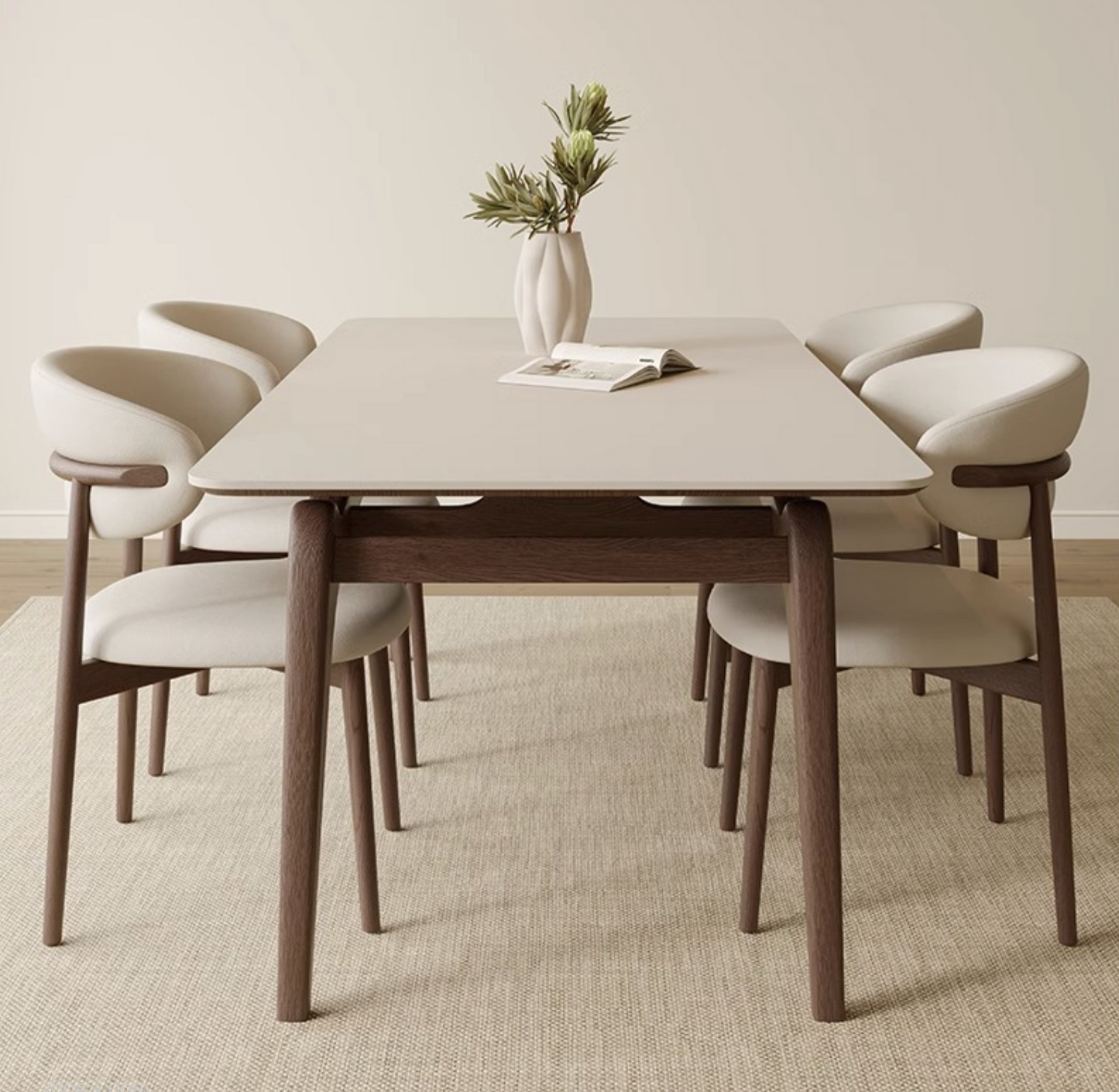 Guðrún Ash Dining Table - Arctic Lounge