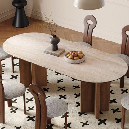 Hedwig French Oval Dining Table - Arctic Lounge