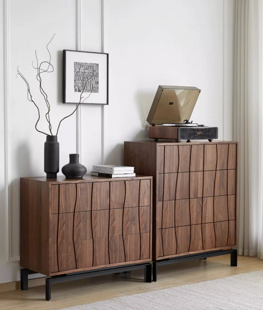 Anitra Walnut Wooden Cabinet - Arctic Lounge