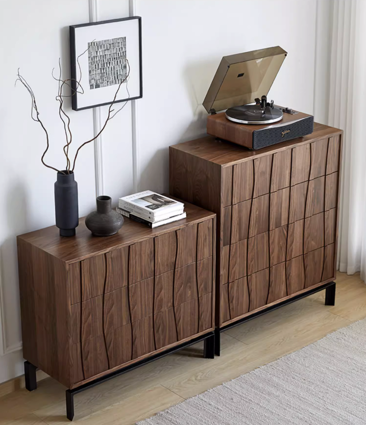 Anitra Walnut Wooden Cabinet - Arctic Lounge
